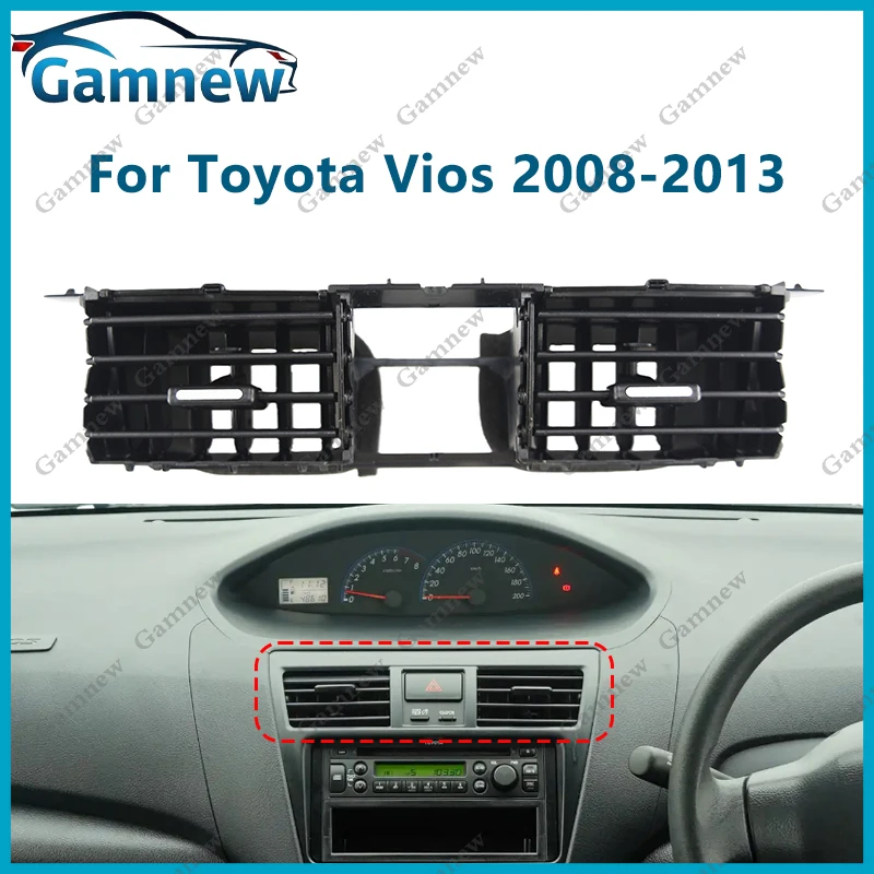 

AC Air Conditioner Vent Outlet For Toyota Vios 2008-2013 Car Styling Air Conditioning Grille Outlet
