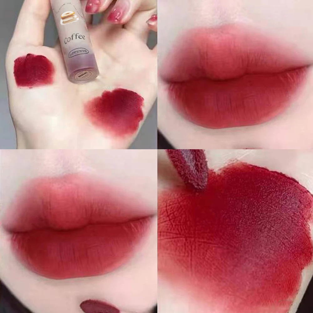 Chinesische Kultur art Lippen glasur matte Lippenstift Set Samt Lippen glasur Farbe pigmentierte Lippen Make-up Geschenks ets für Mädchen und Frauen