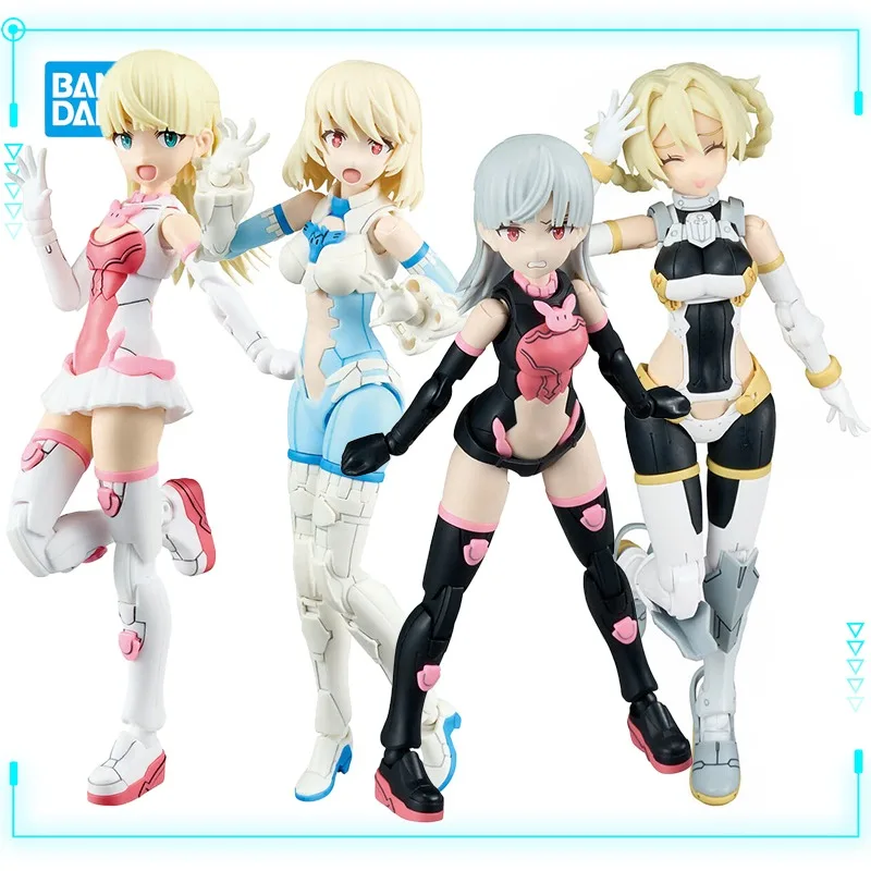 Bandai Original Genuine 30MS 30 Minutes Sisters Option Face Parts Facial Expression Set 7/8 Color A/B Models Toys Action Figures