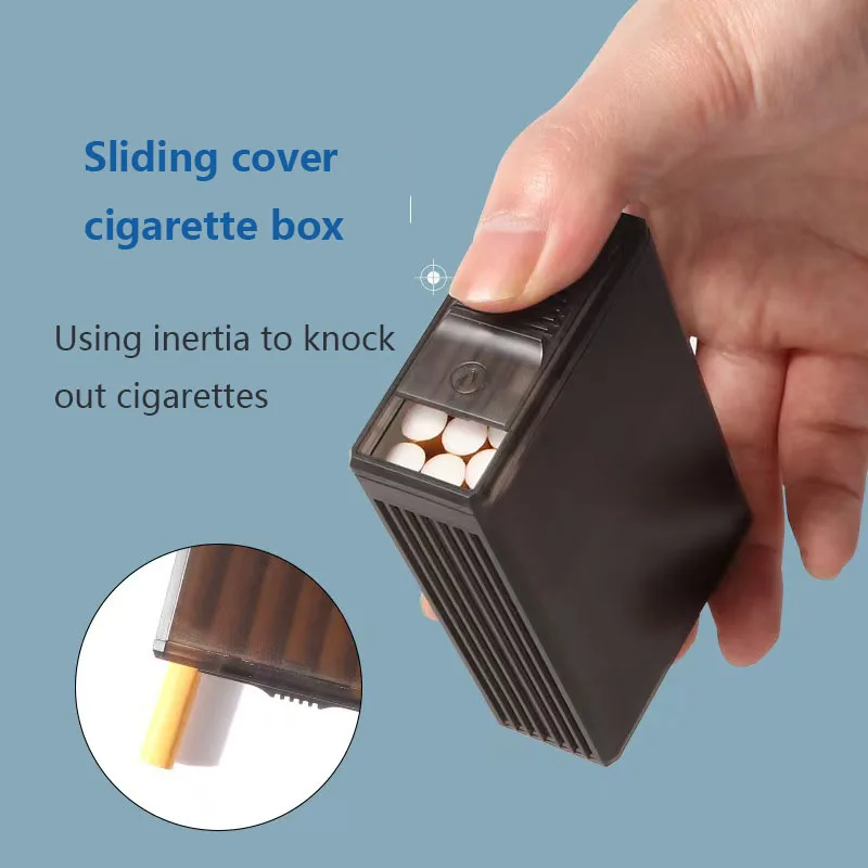 20-Slot Universal Cigarette Case l Fits 6.5/7.5/8.0mm Hand Rolled & Regular | Large Capacity Flip-Top Box with Thick Shell view 2