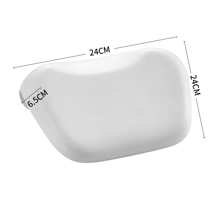

Bath Pillow A2-2 White Waterproof Hardy Heat Resistant Wear Resistant Comfortable Bath Pillow SPA Headrest, Household