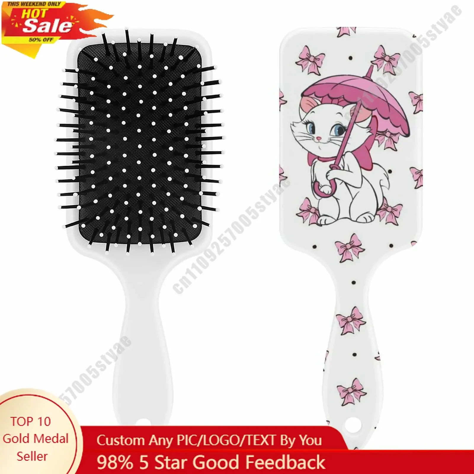 

Marie Scalp Comb Disney Character Custom Design Scalp Massage Tool Personalized Photo Printing Holiday Gift Air Cushion Comb