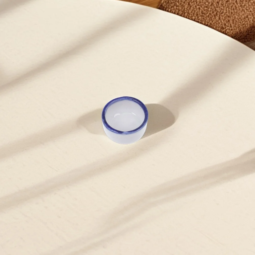 

12Pcs Ceramic Water Bowl Spider Scorpion Feeding Dish Durable Compact Easy Clean Transparent Design Tiny Reptile