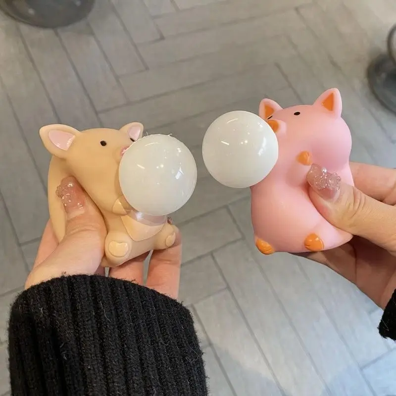 

Decompression Pinch Toy Piggy Blow Bubble Music Decompression Artifact Release Pinch Ball 2023 Popular Internet Celebrity Tiktok