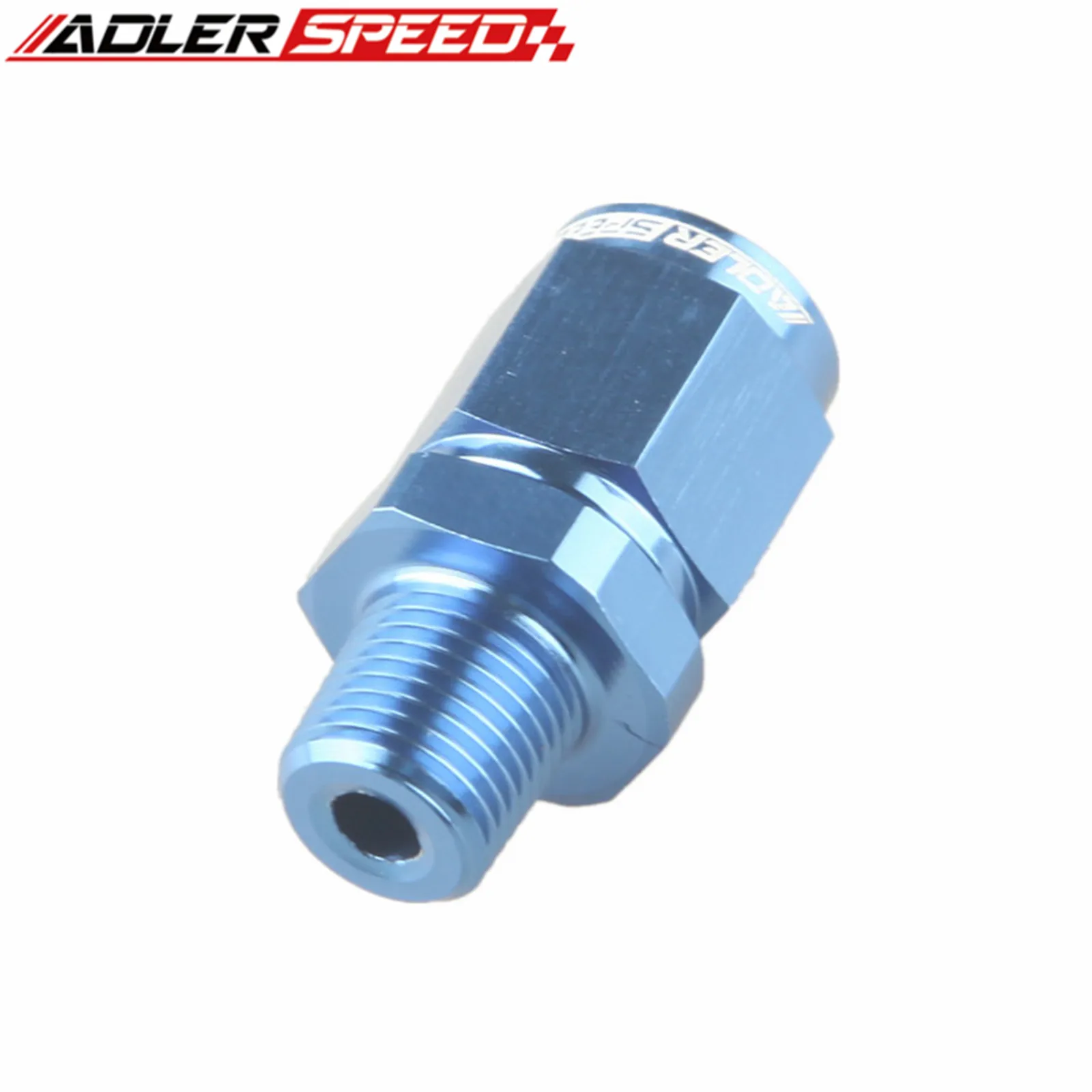 Fuel System Straight Fitting AN3 AN4 AN6 AN8 Female To 1/4NPT 1/2NPT 1/8NPT 3/8NPT 3/4NPT Male Swivel Adapter Fitting Aluminum