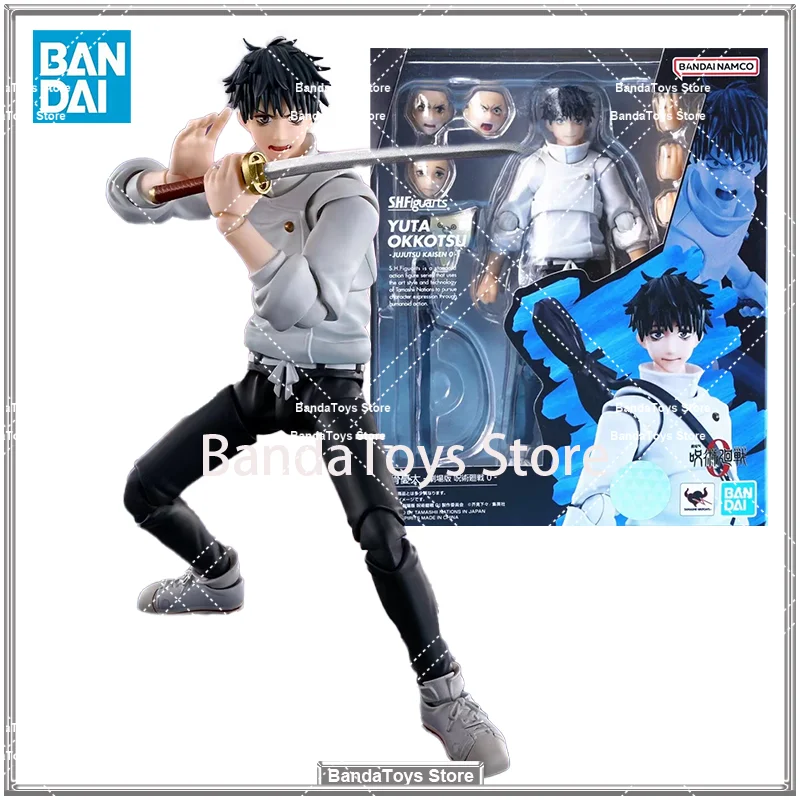 In Stock Original Bandai S.H.Figuarts SHF Yuta Okkotsu Jujutsu Kaisen Anime Action Collection Figures Model Toys