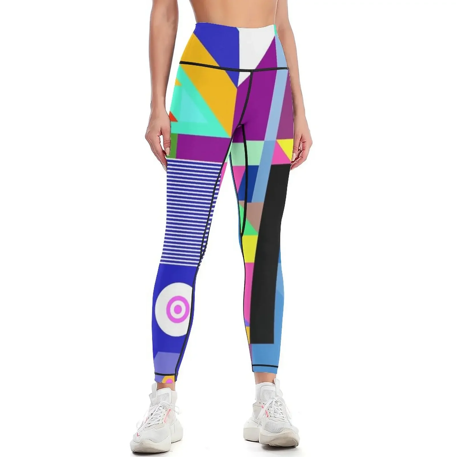 

colorful happier life Leggings Fitness's gym clothes gym sportswear woman Women's sports harem pants Womens Leggings