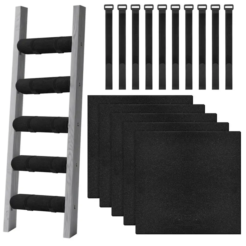 A98E-Klimmen Veilig en comfortabel 5-delig stapelbed voor bedladderpads met 10 verstelbare hoepelriemen, voor bedladdervulling Loft