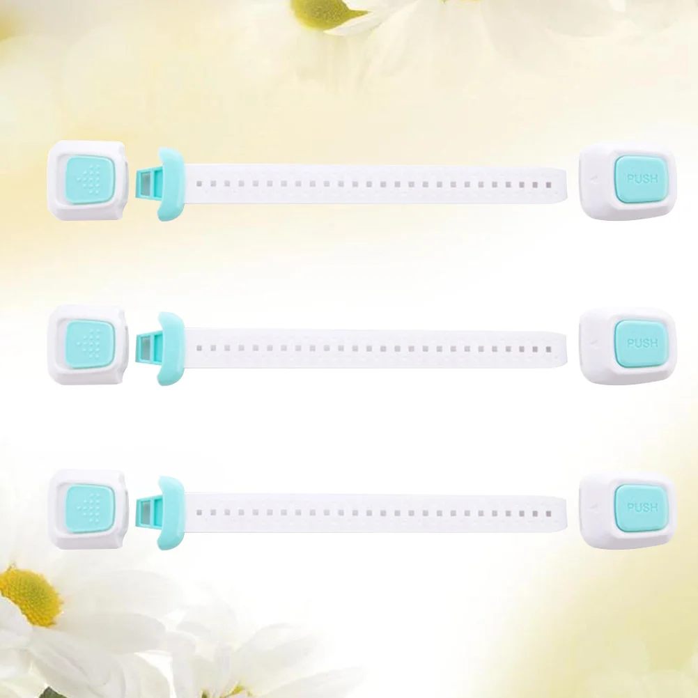 

3pcs Proof Locks Safety Locks For Cabinet Cupboard Drawer Refrigerator Toilet Trash Can Wardrobe Easy Install No