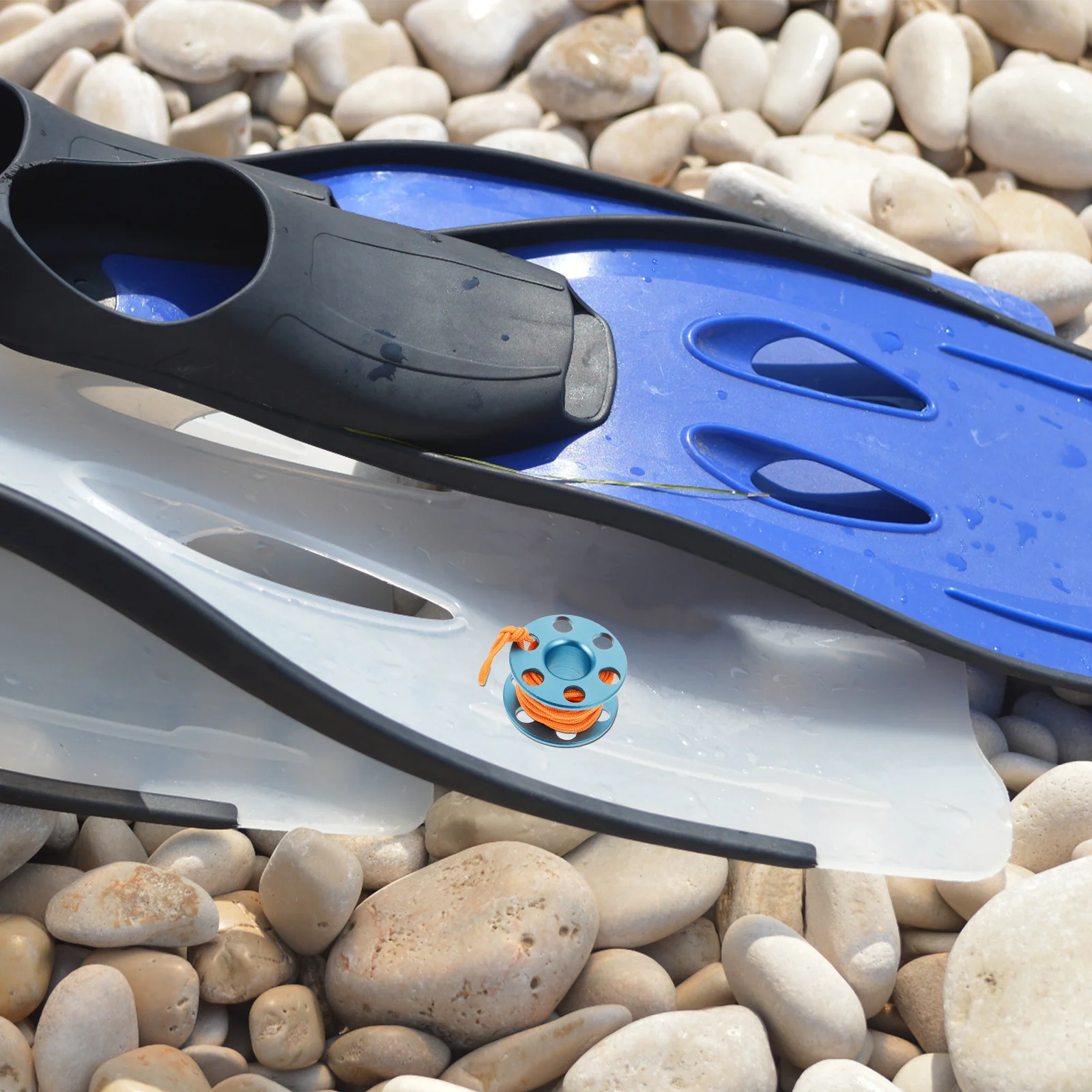 

Glow-in-The-Dark Mini Diving Spool Compact Finger Reel Essential Scuba Diving Line Reel for Underwater Position Marking