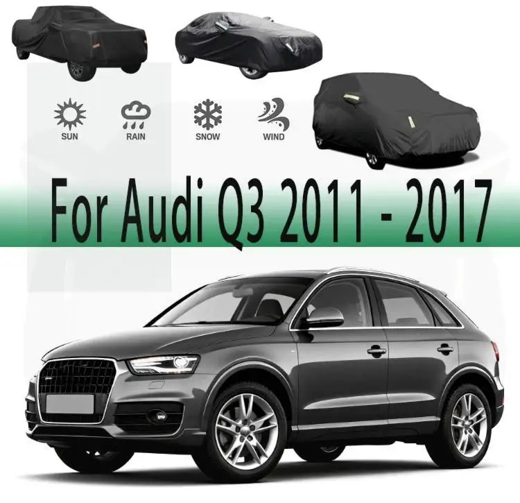 

Для улицы водонепроницаемый снежный солнцезащитный козырек для Audi Q3 2011 2017, автомобильные чехлы