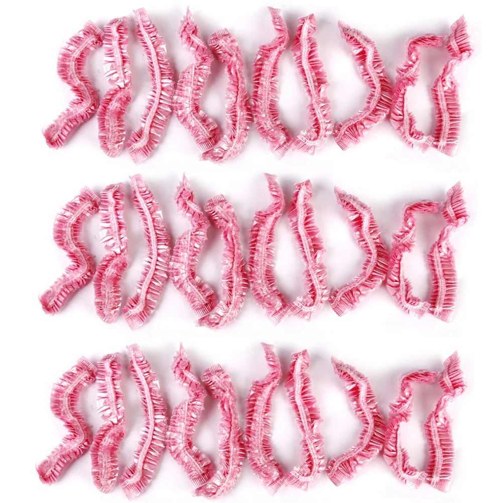 

Disposable Bathing Caps One-off Clear Shower Caps Disposable Shower Caps Bathing Caps for Women