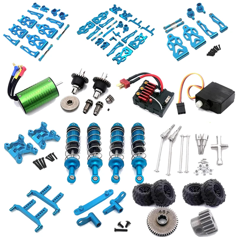 Best-selling Model 16101 16102 PRO SG116 MAX RC Vehicle 1:16 Blue Upgraded Metal Spare Parts Model 4WD/ Drive Shaft Gear