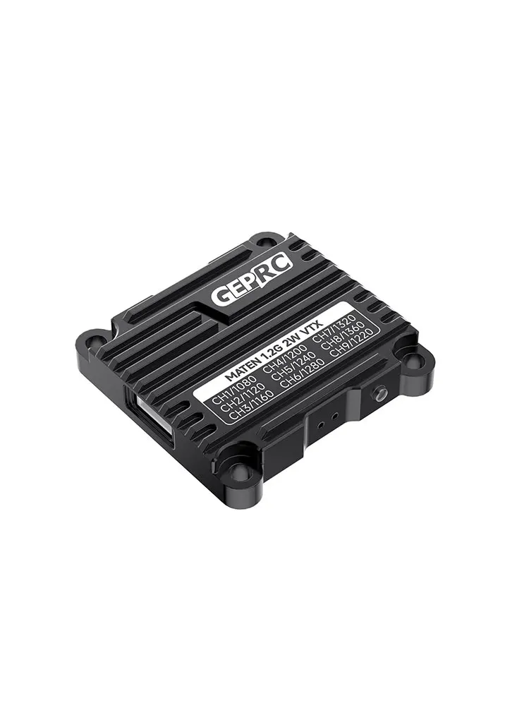 

MATEN 1.2G 2W VTX FPV video transmission heat dissipation signal stable OSD parameter adjustment