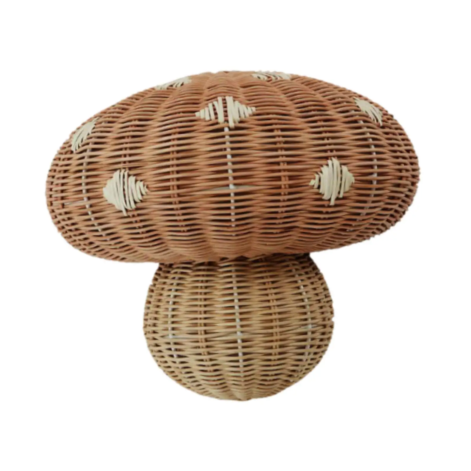 Rattan Woven Lampshade Rustic Wall Hanging Lamp Shade Lamp Bulb Cover for Farmhouse Study Areas Bedrooms Children Rooms Decor