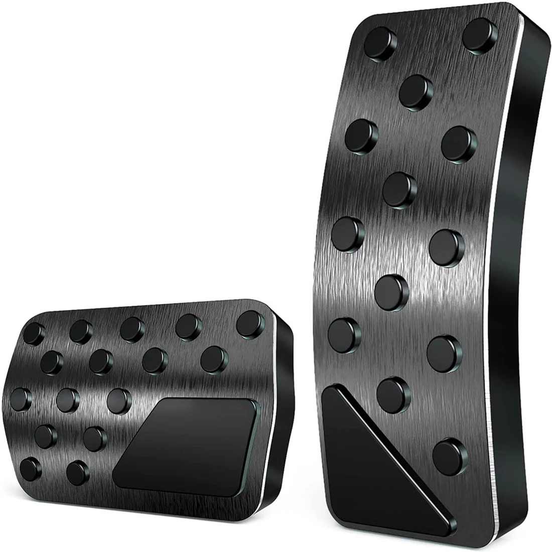 For Durango Grand 2011-2021 No Drilling Aluminum Brake and Accelerator Pedal Covers