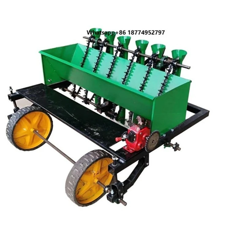 Wholesale Tractor Garlic Seeder Planting Machine Two Rows Garlic Planter for Sale