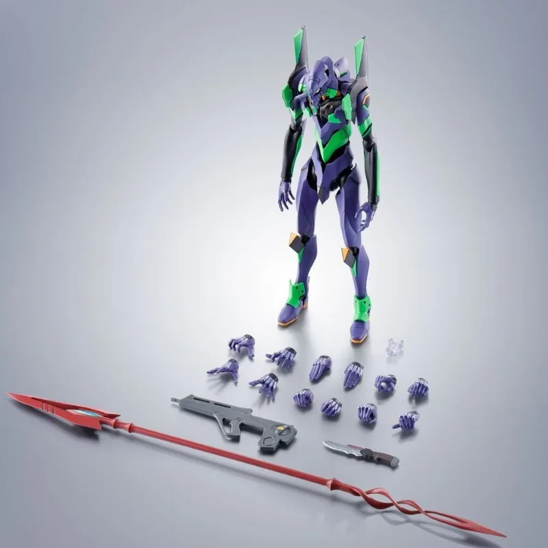 バンダイ エヴァンゲリオン モデルキット ロボット魂 エヴァンゲリオン テスト型-01 カシウスの槍 リニューアルカラーエディション コレクションモデル おもちゃ