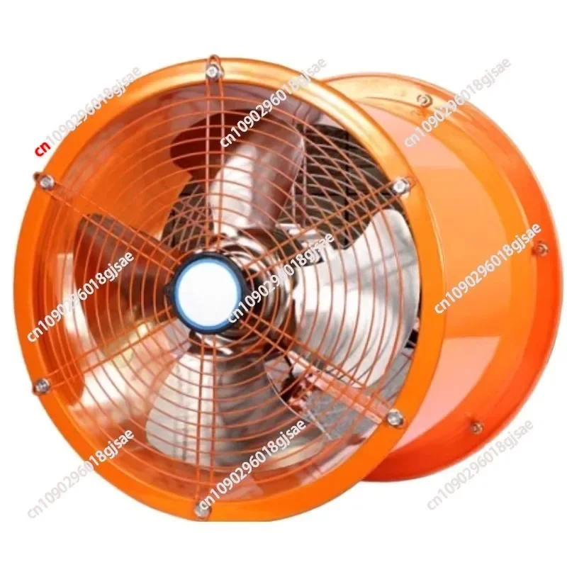 NF 8/10/12inch Round Speed Kitchen Exhaust Fan Strong Cylinder Duct Fan Silent Axial Flow Industrial Exhaust Fan High Power