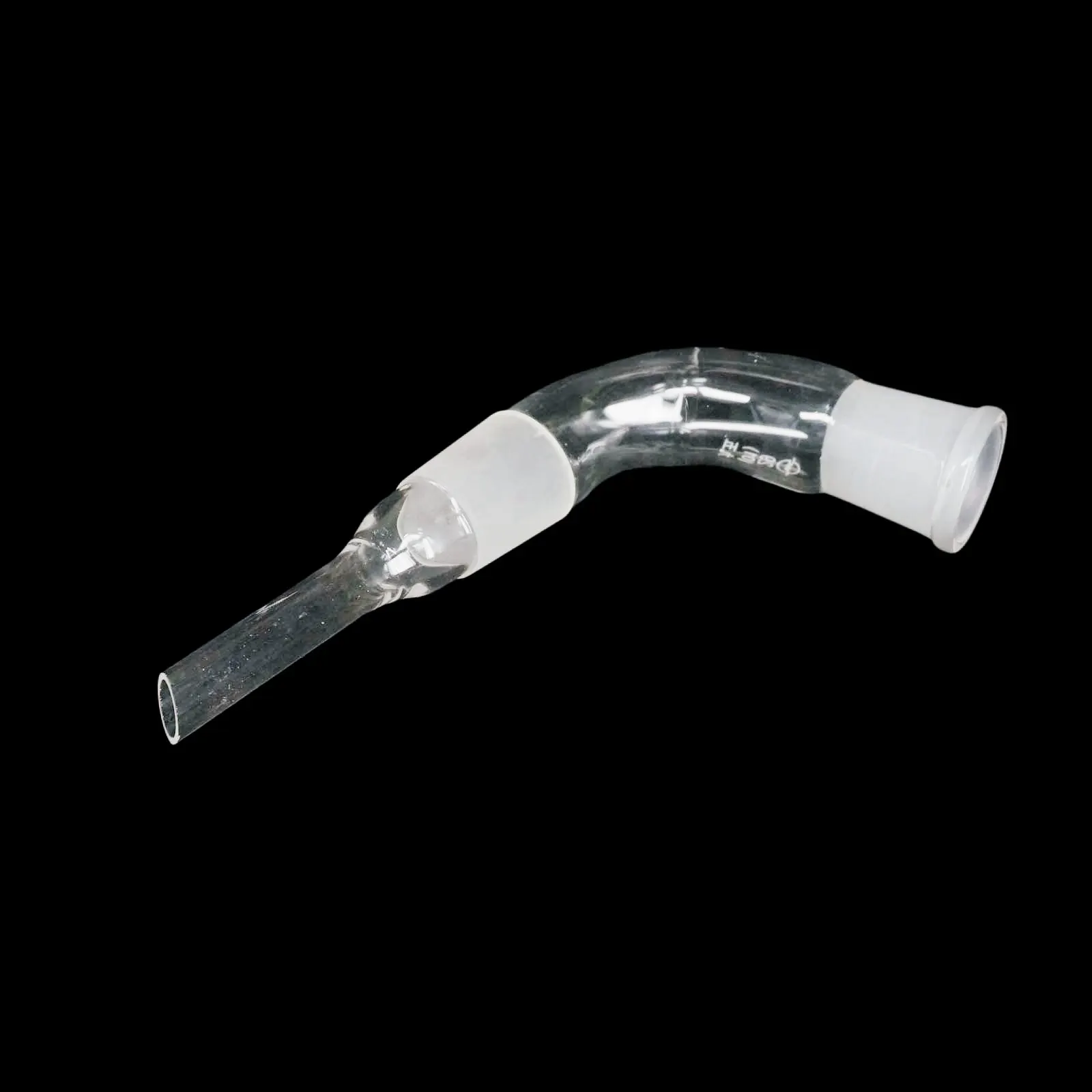 10/19 12/20 14/23 19/26 24/29 29/32 Female X Male Joint Lab Borosilicate Glass Bend Receiver Quickfit Adapter