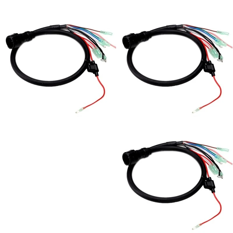 3X 61T-82590-00 Outboard 7Pin Wire Harness Hardness Assy For Yamaha Outboard Motor 2T 25HP 30HP C25 C30 Limited Time Offer