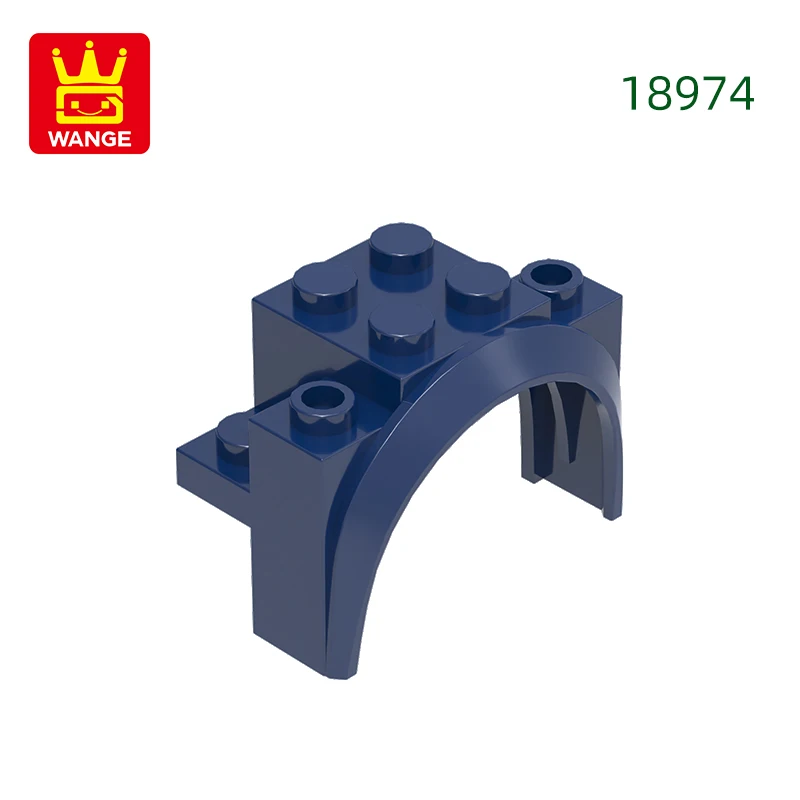 Wange 37 stks/partij 18974 Boog Afgerond Voertuig Blok Moc Kleur Accessoires Compatibel met Baksteen DIY kinderen Speelgoed Montage Onderdelen