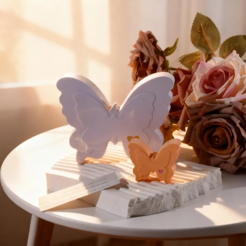 

3D Butterfly Shape Aromatherapy Gypsum Crafts Silicone Mold DIY Plaster Ornament Scented Candle Decoration Molds