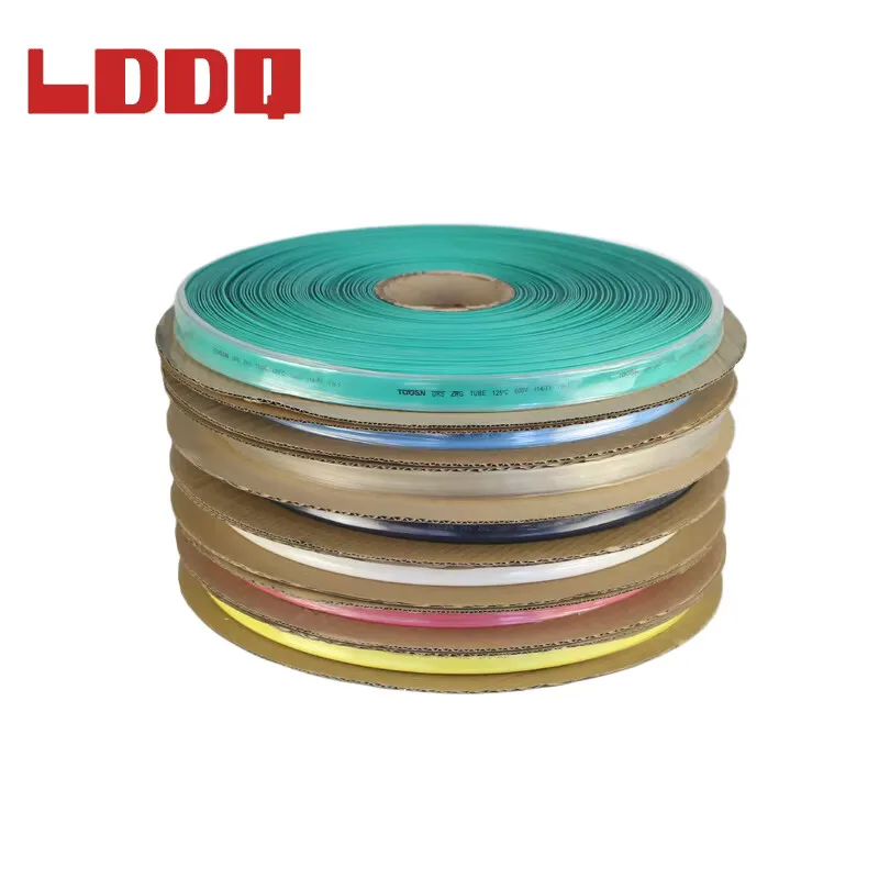 LDDQ 100m Heat Shrink Tubing 8mm Insulation Sleeve 7 colors Available Heat shrink 2:1 Wire Cable Tubing Tube Shrinkable Sleeve