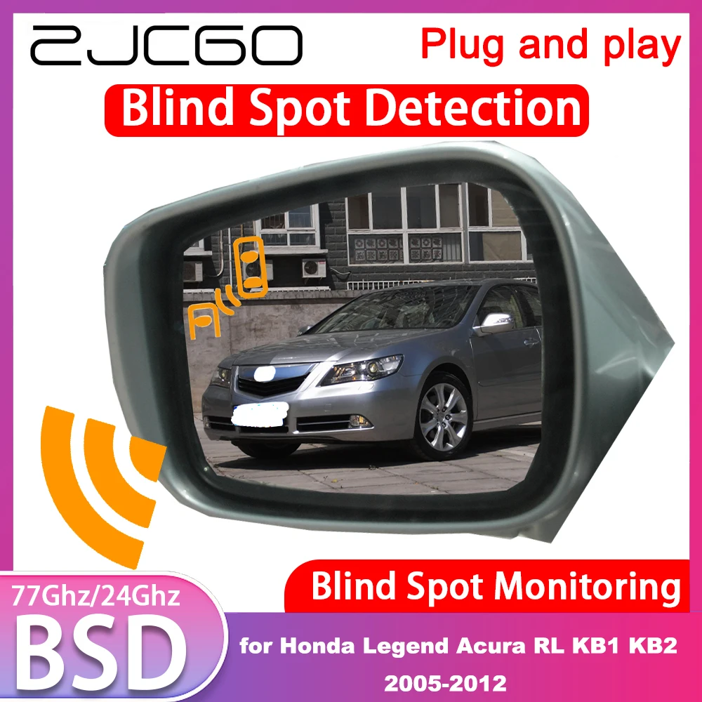 for Honda Legend Acura RL KB1 KB2 2005-2012 OEM Blind Spot Detection Monitoring Warning Lane Assist System 77GHz Radar Detector