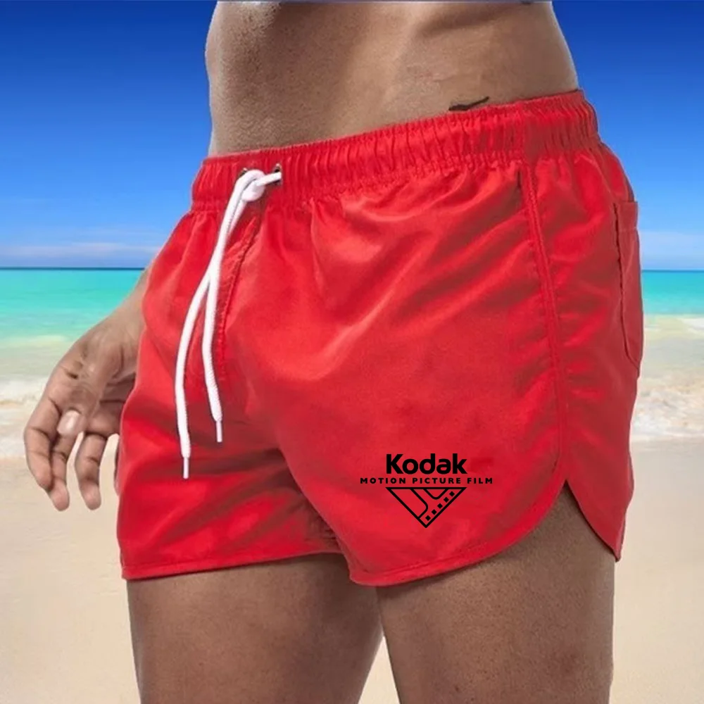 

Kodak Summer Men's Quick-Drying Casual Shorts - Adult Vacation Beach Casual Shorts - Suitable for Outdoor Running Shorts