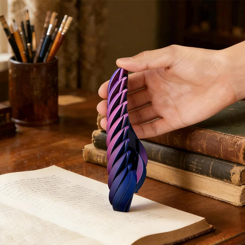 3D Printed Easter Egg Fidget Spinner Smooth Glide Egg-shaped Finger Roller Stress Relief Desk Gadget for Adults Kids