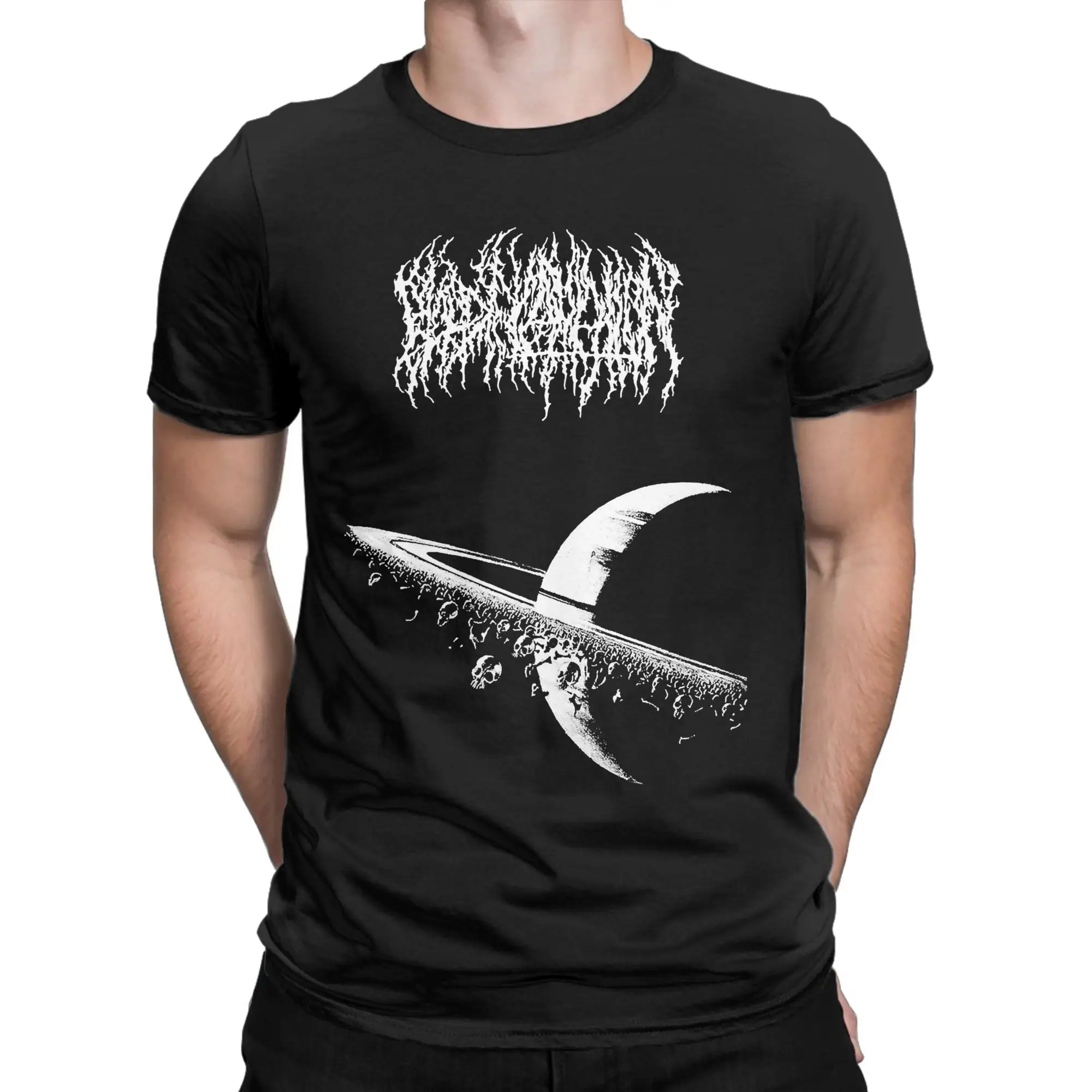 Blood Incantations T Shirt Summer Interdimensional Extinction 100 Cotton T Shirts For Men Harajuku Print Tee Shirt Vintage Tops