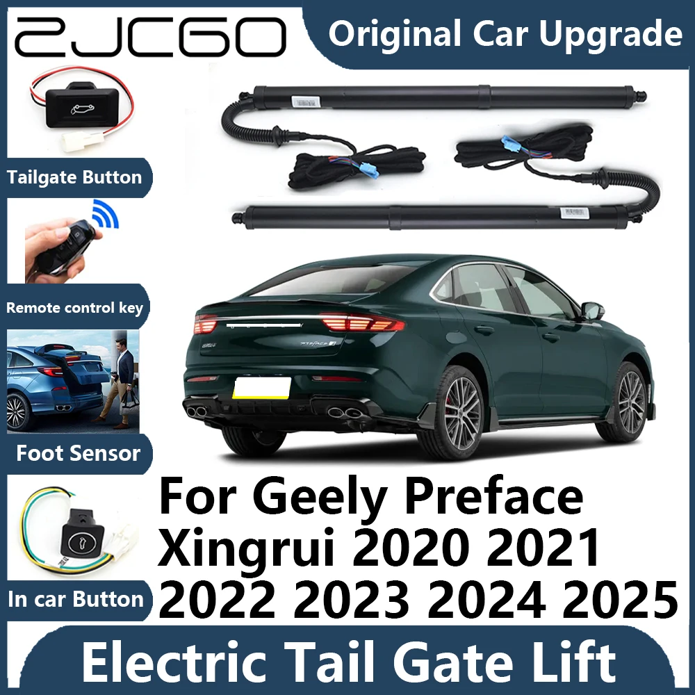 

ZJCGO For Geely Preface Xingrui 2020~2025 Tailgate Electric Tail Gate Lift Prop Support Vehicle Power Rear Door Liftgate Strut