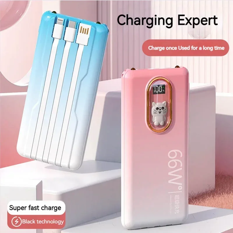 

2024 New Portable 30000mAh 66W Super Fast Power Bank Machine A Power Bank PD20W Power Bank for All Smartphones