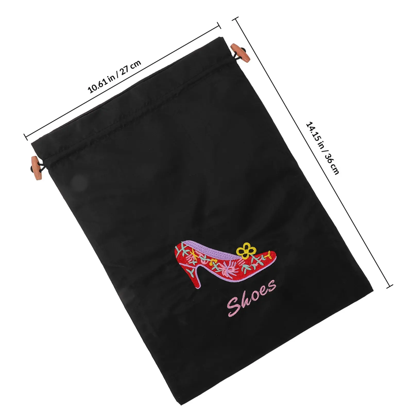 Extra Spacious Dance Shoe Bag Ballet Shoe Carrier Drawstring Storage Pouch for Dancing Shoes Ballet Accessories and Small