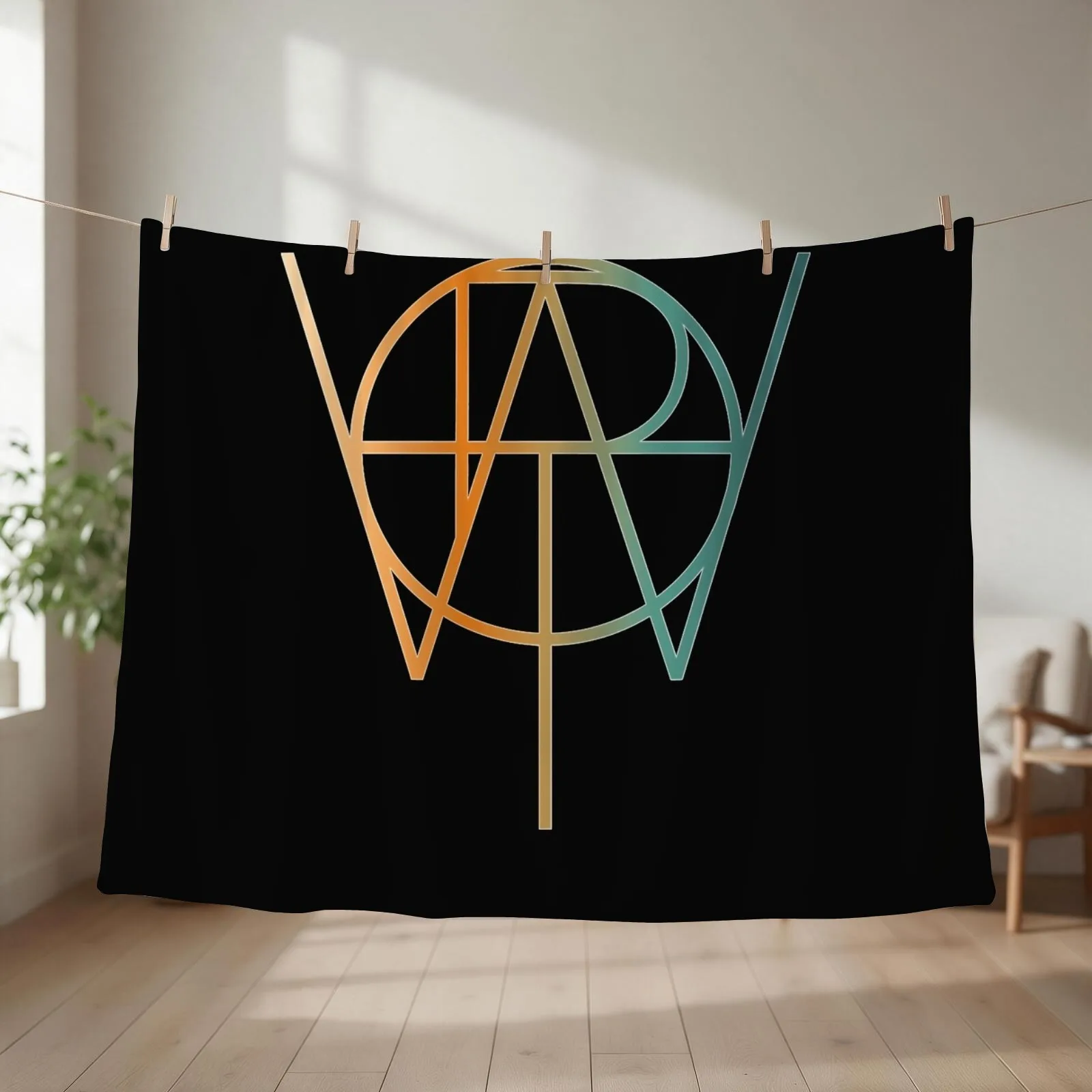 Muse will of the people symbol Throw Blanket couch cozy soft plush fuzzy picnic outdoor blanket