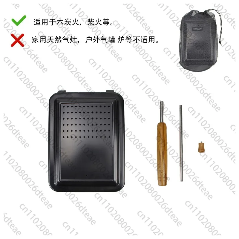 Nonstick Popcorn Pot Multipurpose Grill Tools With Removable Long Handle Old Fashioned Popcorn Maker For For Kitchen BBQ