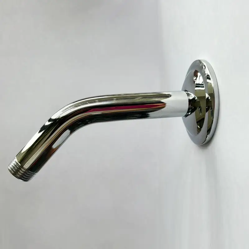 

Wall Mount Shower Extension Arm, 1/2" NPT Tapered Threads, Rain Shower Head Arm with Flange, Durable and Stylish Design for