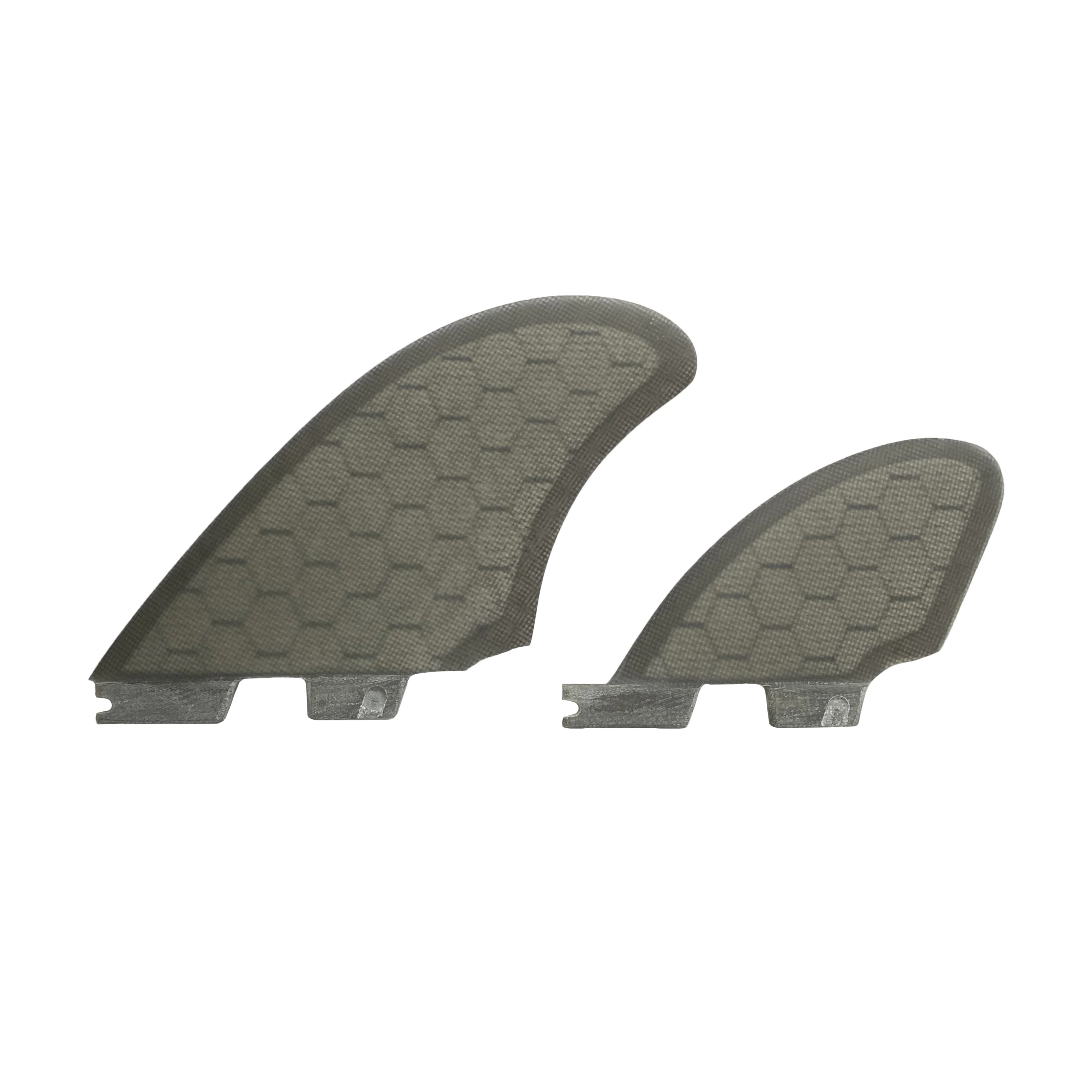 RISECE Surfboard Fins Big Honeycomb Quad Surfboard Fin Gray Quad Set Fins 4 Pieces Quad Set