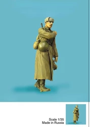 1:35 Scale Die Cast Resin Figure Model Assembly Kit Soviet Infantry Unpainted Free Shipping