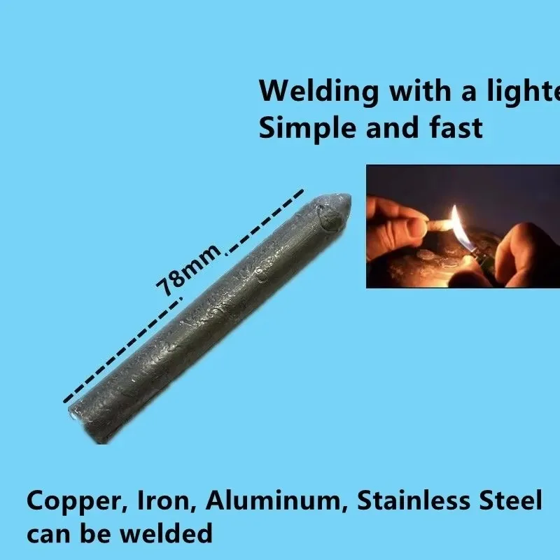 3-10Pcs Low Temperature Easy Melt Aluminum Welding Rods Vacuum Weld Bars Cored Wire for Soldering Aluminum No Need Solder Powder