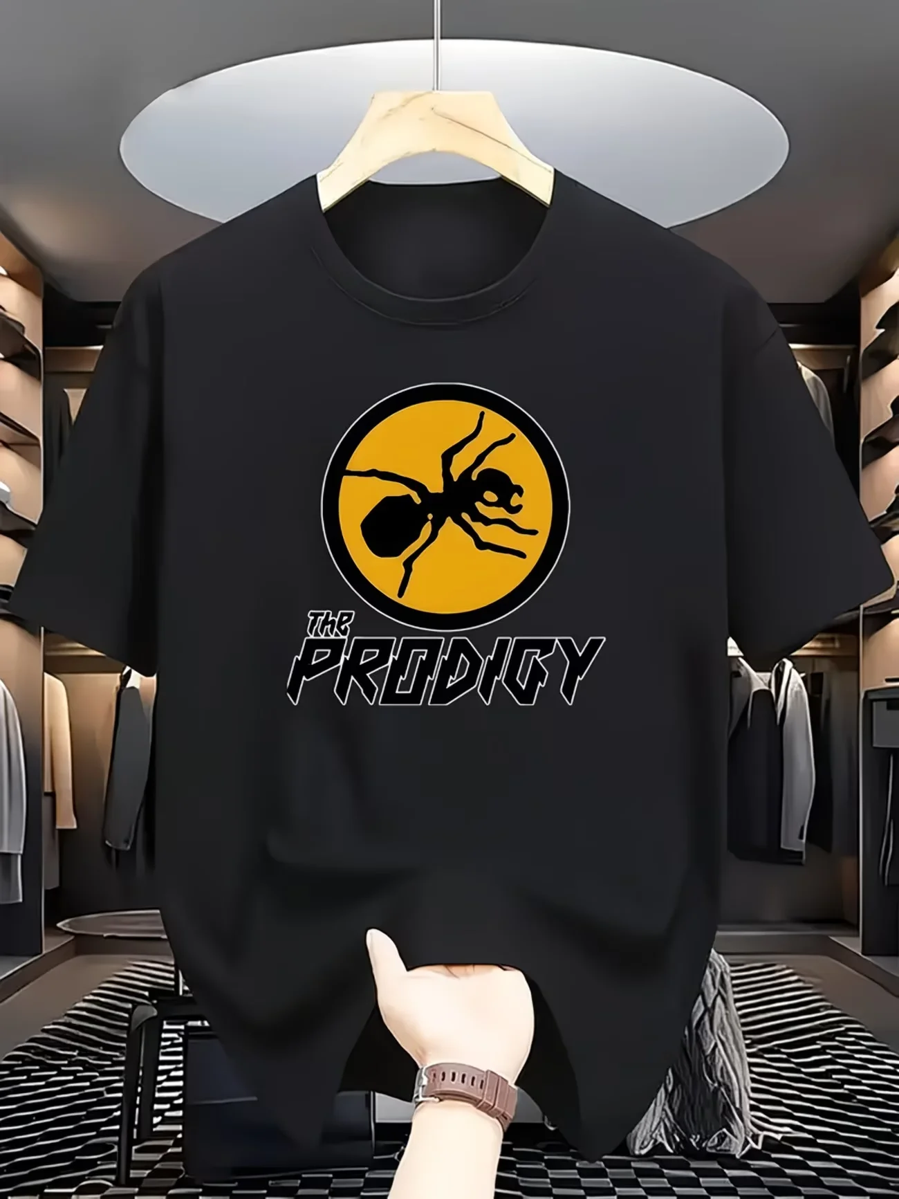 Men's The Prodigy The Fat of The Land Letter Graphic Print T Shirt Cotton Tee Women Oversize Summer Novelty Streetwear Trendy
