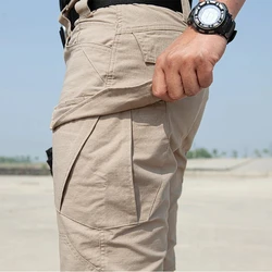 Men  Military Tactical Cargo Pants Men Summer Hiking Work Waterproof Combat Army Training Casual Trousers Women Clothing