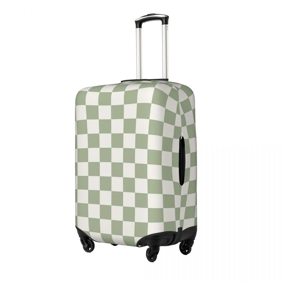 

Checkerboard Mini Check Pattern Suitcase Cover Protection Elastic Travel Luggage Protector Covers for 18-32 Inch