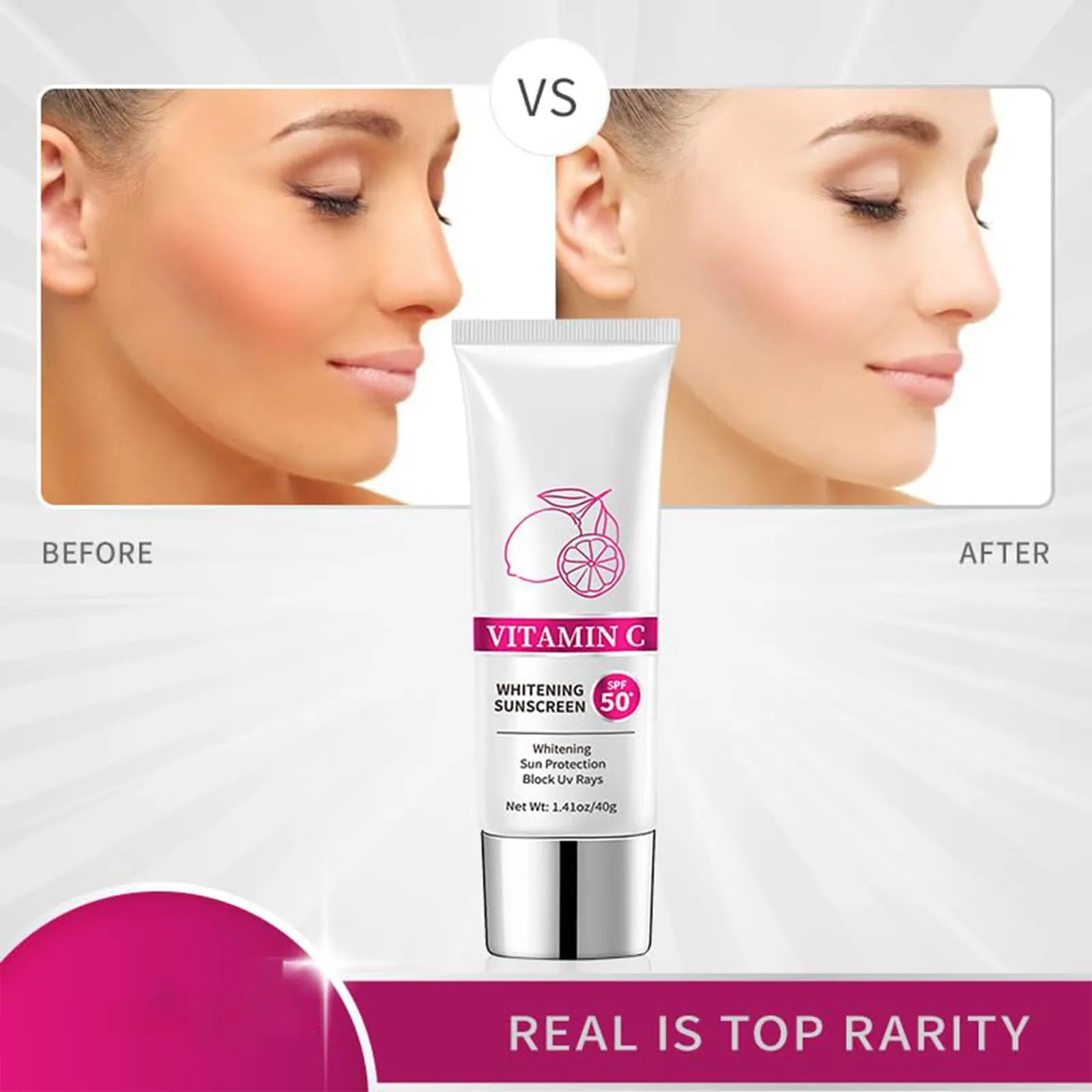 

1pc Whitening Sunscreen For Face Spf50+ From Source Manufacturer Better Than Korean Sunscreen Pa++++ For All Skin Types Facial