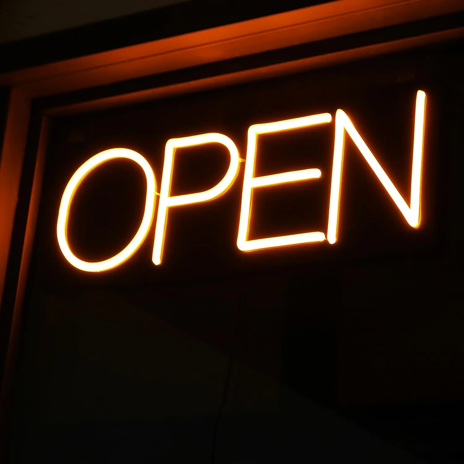 Open Signs for Business Ultra Bright with ON/OFF Switch for Storefront Window Glass Door Shop Store Florists Bar Salon Cafes Pub