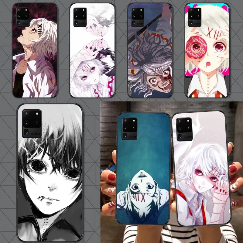 Tokyo Ghoul Juuzou Mobile Phone Case for Samsung A91 A81 A73 A72 A71 A30S A20 A12 A13 A52 A53 4G 5G Black Phone Cover Funda