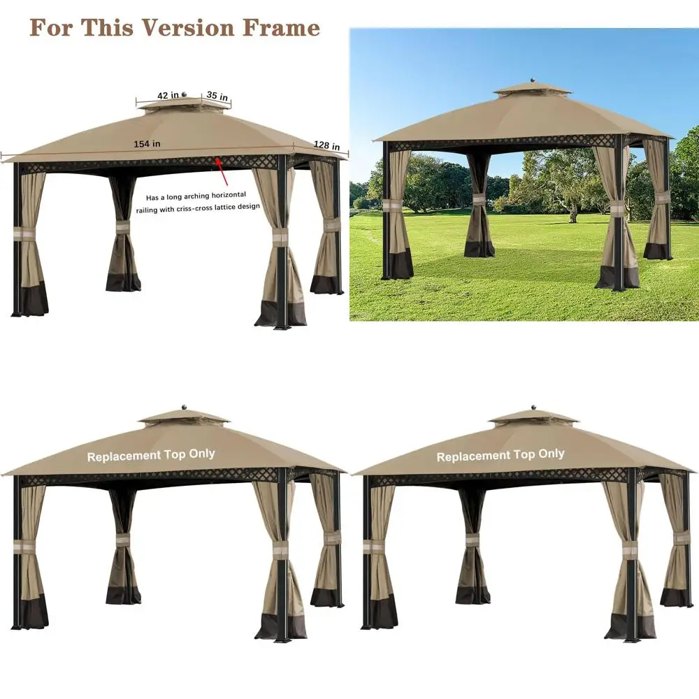 

Замена навеса цвета хаки для моделей беседки L-GZ717PST-C, L-GZ659PST