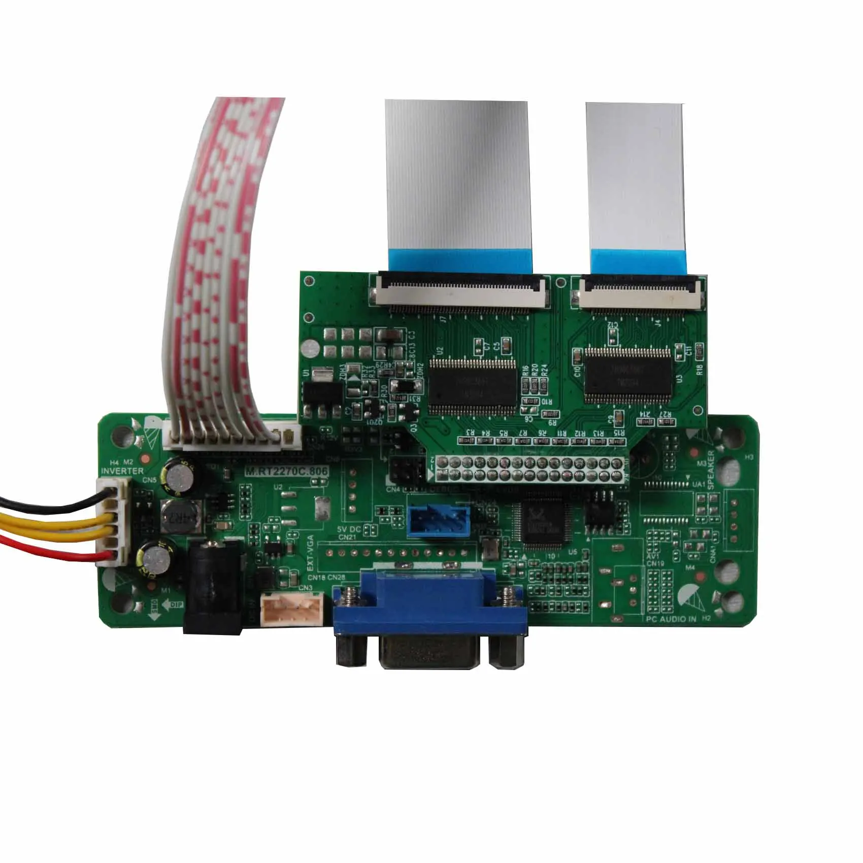 Печатная плата универсальная плата контроллера Lvds Vga вход плата драйвера ЖК-дисплея для 2Ccfl 75Pin Ttl 15 ''1024X768 M150Xn05 V6 панель