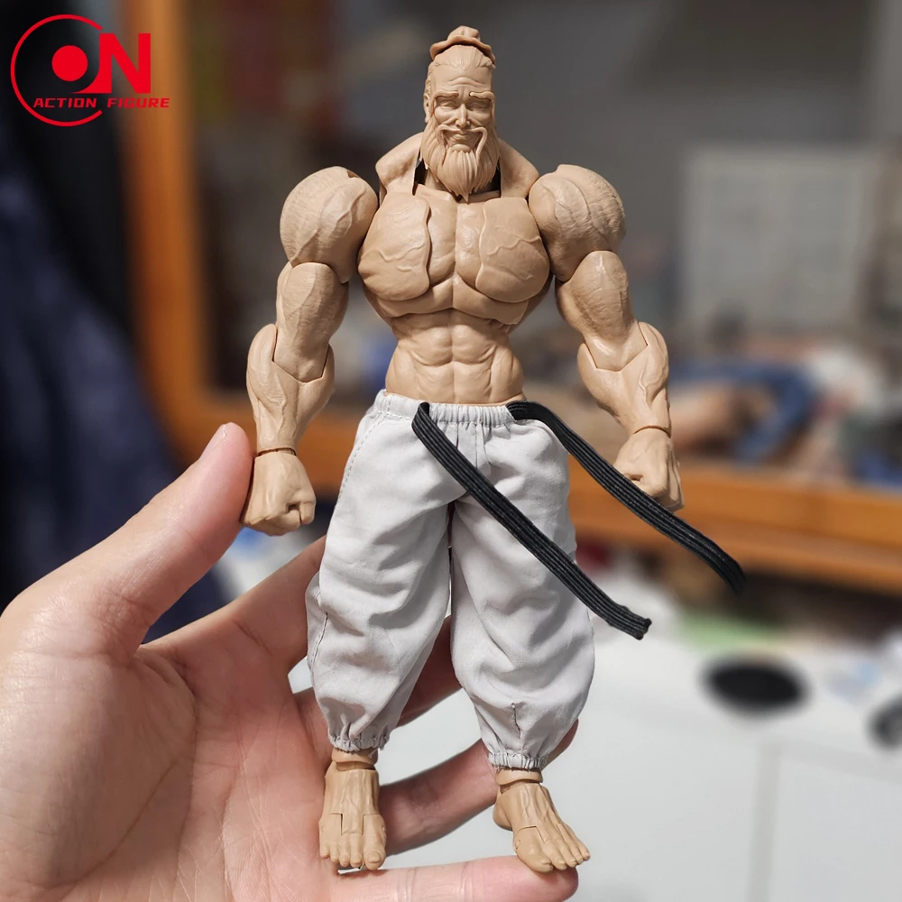 1/12 Confucius Kleding Broek Kung Fu Broek Lantaarn Broek Geschikt voor Romankey MS003 Grote Soldaten Solid Body Kleding Model